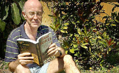 James Turner’s book, Dark Forces, is available at Hervey Bay’s Book City. Photo: CARMEL HINKS James Turner’s book, Dark Forces, is available at Hervey Bay’s Book City. Photo: CARMEL HINKS